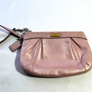 COACH Pearly Pink Wristlet